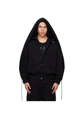 EGONlab Black Back Fold Track Jacket
