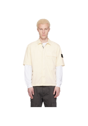 Stone Island Off-White 1100025 Stretch Organic Cotton Twill Shirt