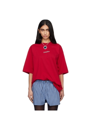 VETEMENTS Red 'Pornstar' T-shirt