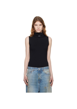 Off-White Black 'OFF' Stamp Rib Bodysuit