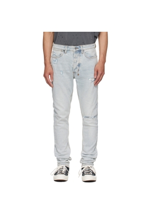 Ksubi Blue Van Winkle Frost Blue Arch Jeans