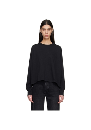 Studio Nicholson Black Loop Long Sleeve T-shirt