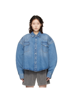 VETEMENTS Blue Cowboy Denim Shirt
