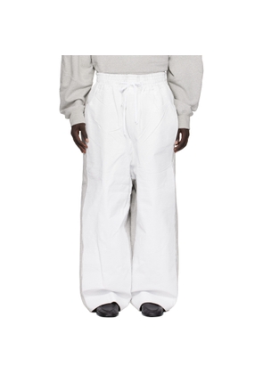 Hed Mayner Gray Painted Sweatpants
