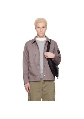 Stone Island Purple 1200001 Light Bull Denim Jacket