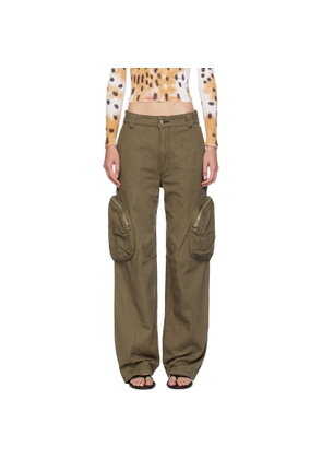 Eckhaus Latta Khaki Cargo Jeans