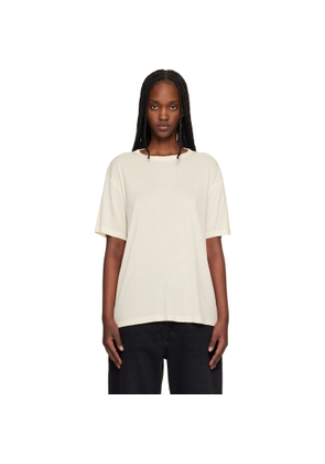Studio Nicholson Beige Rond T-shirt