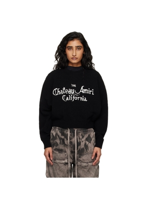 AMIRI Black Chateau 'Amiri' Sweater