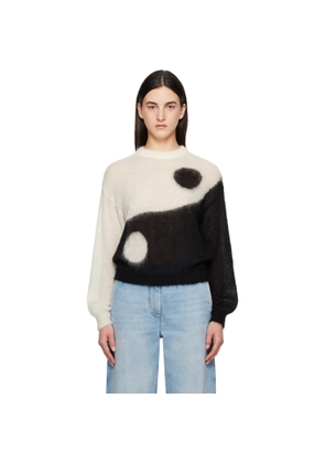 Moschino Black & White Iconic Archive Tao Sweater