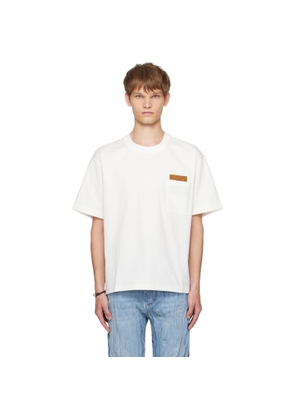Bottega Veneta Off-White Pima Cotton Jersey T-shirt