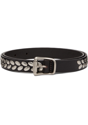 LEMAIRE Brown Almond Stud 20 belt