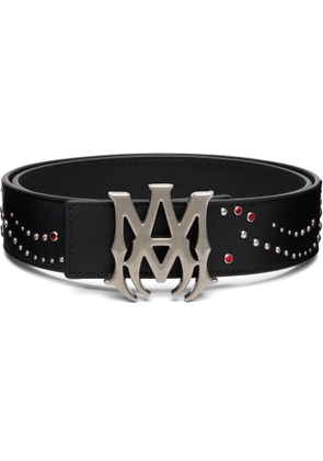 AMIRI Black MA Stud 4cm Belt