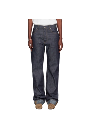 Bottega Veneta Navy Straight Jeans