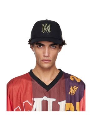 AMIRI Black MA Outline Canvas Cap