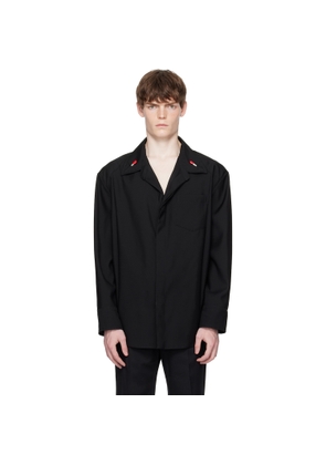 Bottega Veneta Black Light Wool Shirt