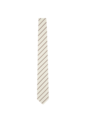 LGN Louis Gabriel Nouchi Off-White Rayée Tie