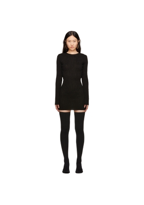 GCDS Black Degrade Minidress