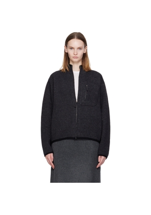 Nothing Written Gray Dicky Zip-Up Sweater