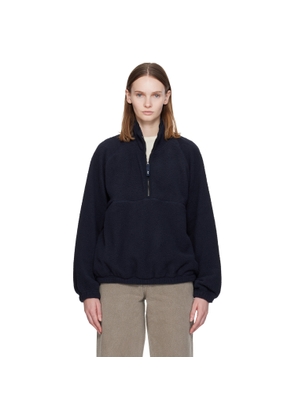 Nothing Written Navy Woolly Fleece Sweater