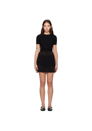 GUIZIO Black Evie Minidress