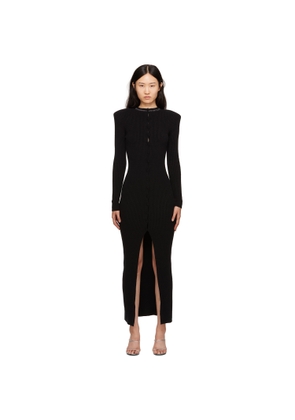 GCDS Black Bling Maxi Dress