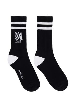 AMIRI Black 'MA' Core Logo Socks