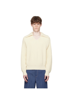 Bottega Veneta Off-White English Rib Sweater