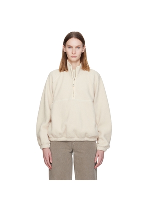 Nothing Written Off-White Woolly Fleece Sweater