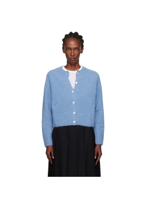 Nothing Written Blue Alpaca Knit Cardigan