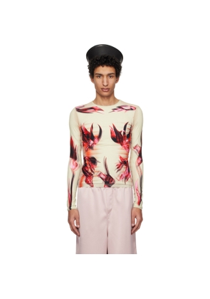 Jean Paul Gaultier Multicolor Flower Body Morphing T-shirt