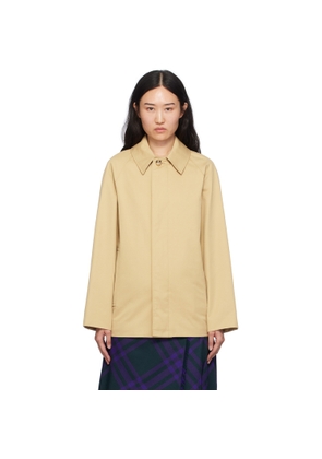 Burberry Beige Short Car Jacket