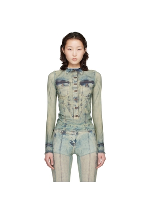 KNWLS Blue Halcyon Top