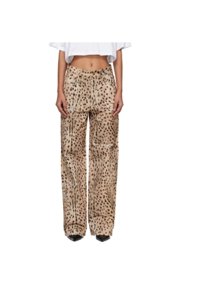 AMIRI Beige Deer Carpenter Jeans