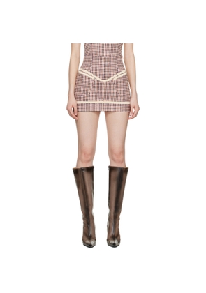 KNWLS Beige Neo Miniskirt