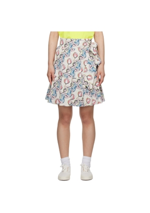 Maison Kitsuné Multicolor Hotel Olympia Edition Dancing Girls Miniskirt