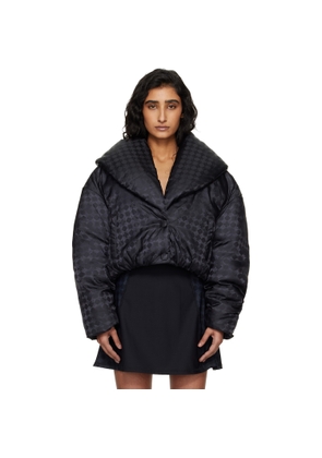 AMIRI Black MA Quad Shawl Down Jacket