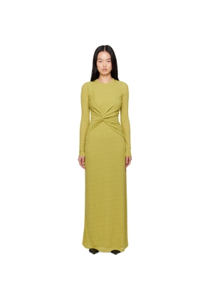 Nanushka Green Rozal Maxi Dress