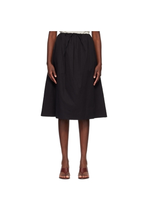 Nothing Written Black Leia A-Line Midi Skirt
