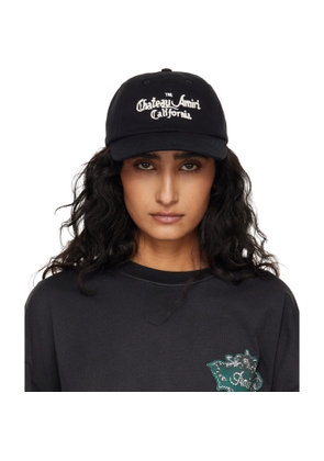 AMIRI Black 'Chateau Amiri' Dad Cap