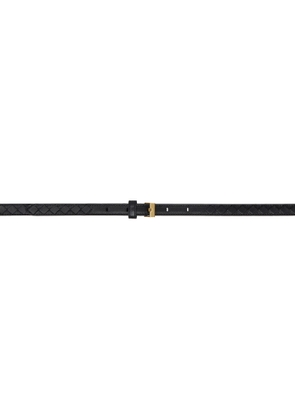 Bottega Veneta Black Thin Watch Belt
