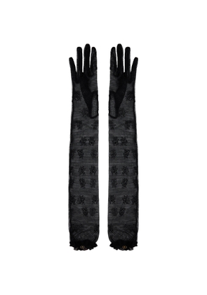 Valentino Garavani Black VLogo Signature Gloves