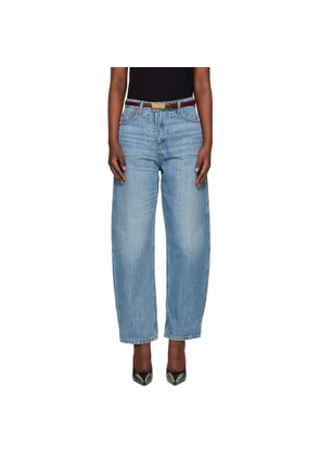 Re/Done Blue 'The Rewind' Reversible Jeans