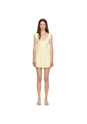 GUIZIO Yellow Leila Minidress