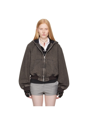 OUR LEGACY Gray Bank Denim Jacket