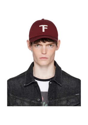 TOM FORD Red Brushed Cotton Cap