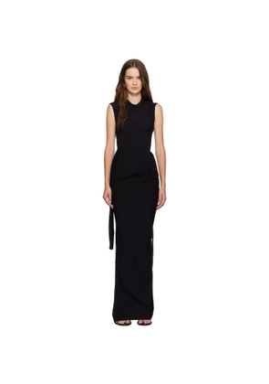 Ottolinger Black Sleevy Maxi Dress