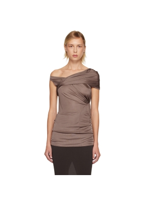 Rick Owens Lilies Purple Concordians Sahara Top