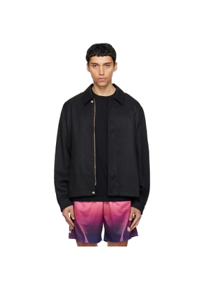Casablanca Black Monogram Sports Jacket
