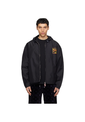 Casablanca Black Heatmap Ripstop Hooded Jacket