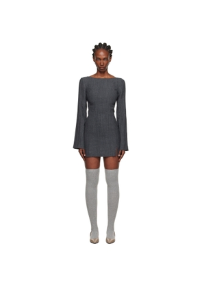 OUR LEGACY Gray Firm Minidress
